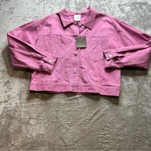 LE LIS Women's Pink Jacket NWT